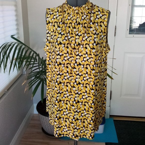 Cato Pullover Blouse w/ Elasticize Neckline - Picture 2 of 10